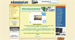 Desktop Screenshot of eanunturi.ro